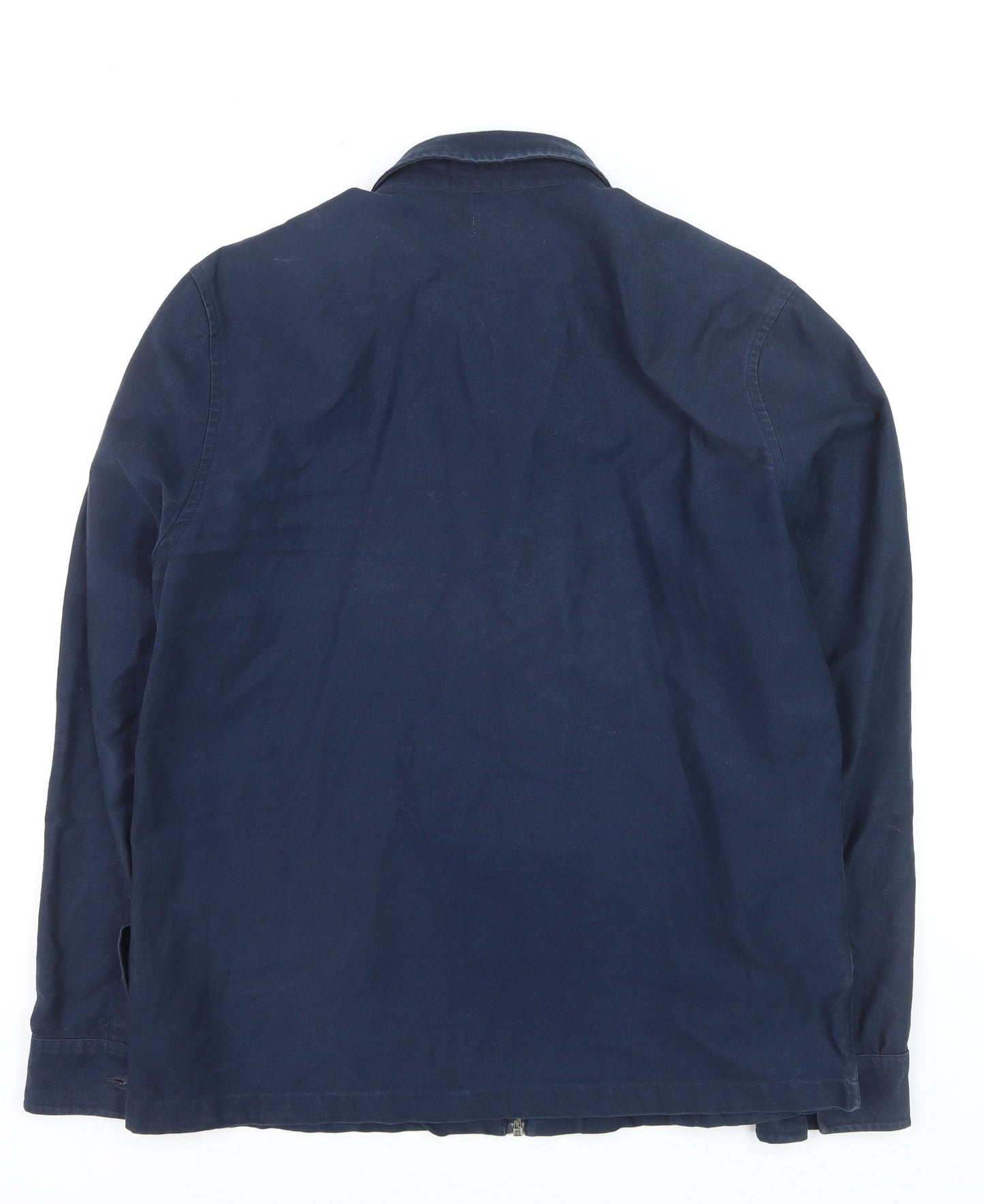 Kin by John Lewis Men's Blue Cotton Zip Jacket Size M