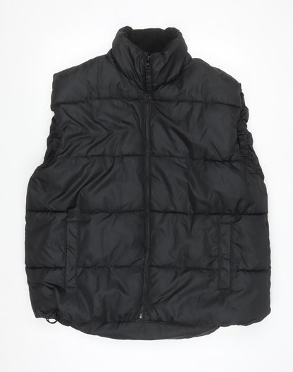 Urban Spirit Men's Black 2XL Puffer Waistcoat Gilet