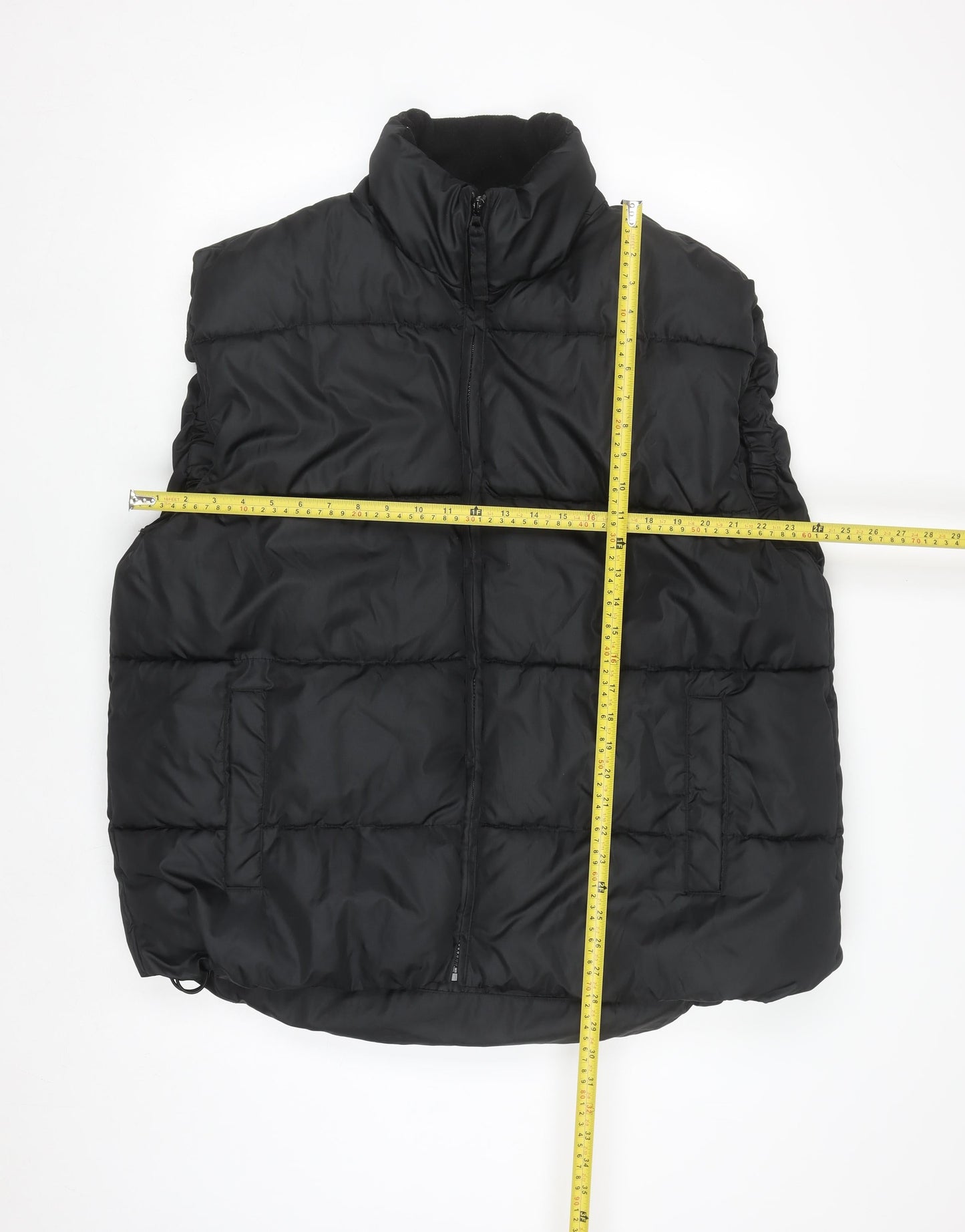 Urban Spirit Men's Black 2XL Puffer Waistcoat Gilet