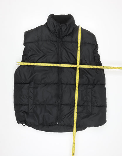 Urban Spirit Men's Black 2XL Puffer Waistcoat Gilet