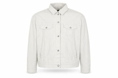 ONLY Carmakoma Beige Men's 2XL Cotton Denim Casual Jacket