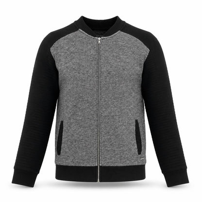 River Island Men's Grey Full Zip Sweatshirt Size L Casual Knit