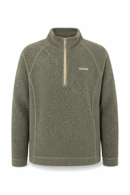 Craghoppers Men's Green XL Fleece Half Zip Pullover Sweatshirt