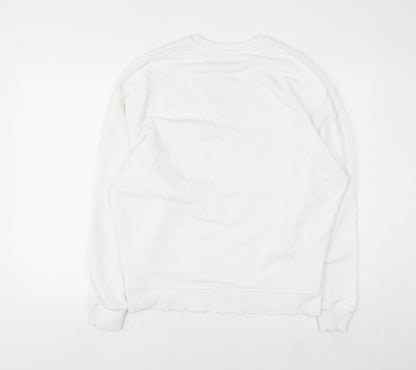Primark Men’s White Vincent Van Gogh Art Graphic Pullover Sweatshirt XS