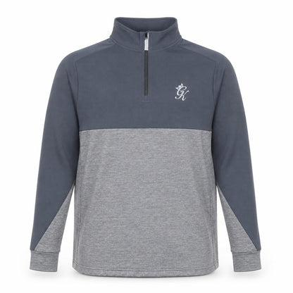 Gym King Men's Grey 1/2 Zip Pullover Sweatshirt Size S