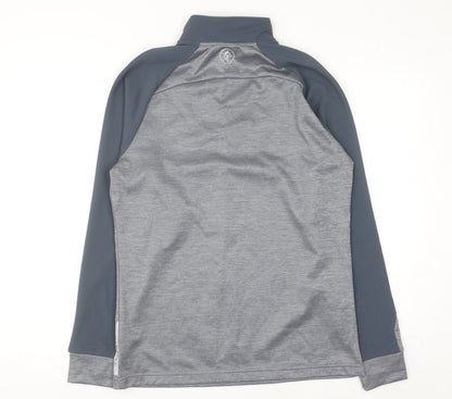 Gym King Men's Grey 1/2 Zip Pullover Sweatshirt Size S