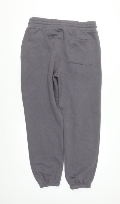 Harvard Men's Grey Jogger Sweatpants Medium Fleece Activewear Trousers