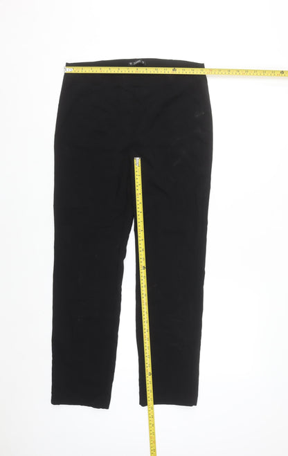 Dunnes Stores Women's Black Stretch Slim Trousers Size 12