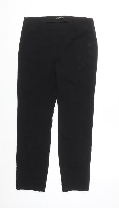 Dunnes Stores Women's Black Stretch Slim Trousers Size 12