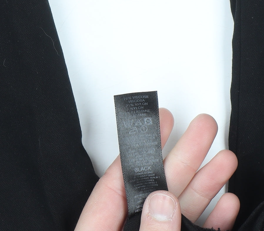 Dunnes Stores Women's Black Stretch Slim Trousers Size 12