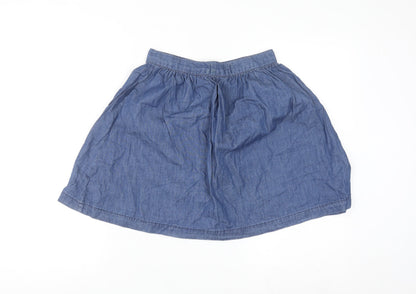 New Look Women’s Blue Denim A-Line Button Skirt UK 10