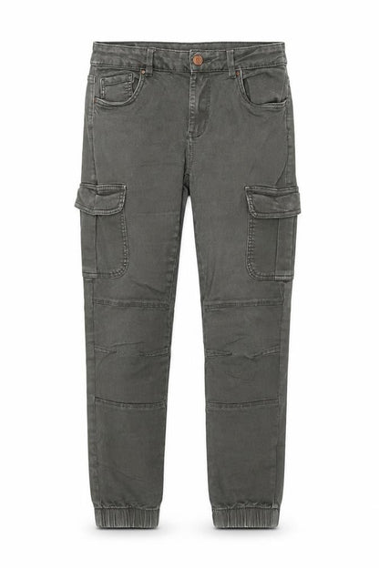 ONLY Boys Green Cargo Trousers 10 Years Regular Fit Cotton Twill