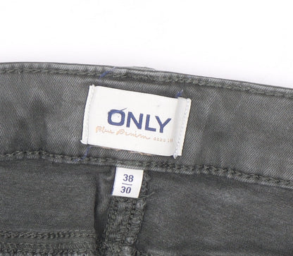 ONLY Boys Green Cargo Trousers 10 Years Regular Fit Cotton Twill