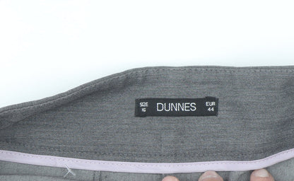 Dunnes Stores Women’s Grey Straight Leg Dress Pants Size 16