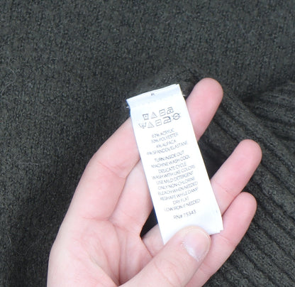 William Rast Women’s Green Roll Neck Pullover Jumper Size 20