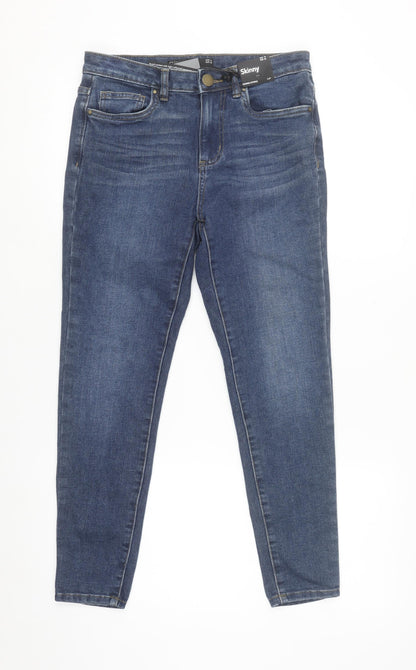 Dunnes Stores Women's Blue Skinny Jeans Size 10 Regular Fit