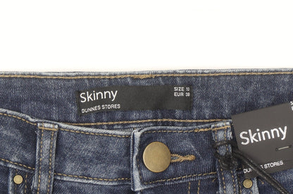 Dunnes Stores Women's Blue Skinny Jeans Size 10 Regular Fit