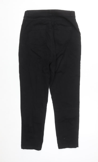 Primark Women Black Straight Leg Denim Jeans Size 10 Regular Fit