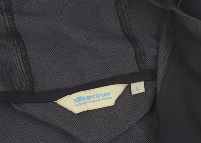 Karrimor Mens Black L Soft Shell Waterproof Hooded Jacket