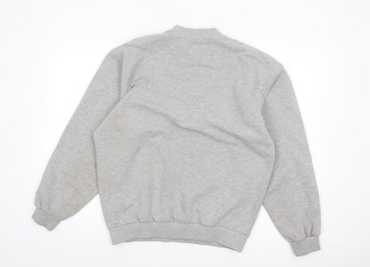 Fila Men's Grey Crew Neck Pullover Sweatshirt Size M