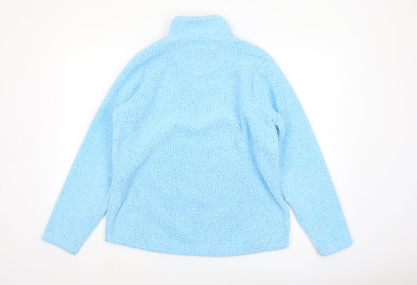 Hawkshead Women Blue Fleece 1/2 Zip Pullover Sweatshirt Size 14