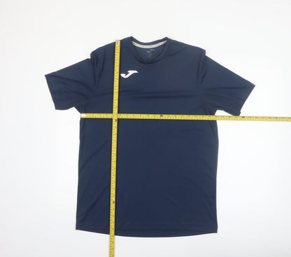 Joma Men Blue Lightweight Activewear T-Shirt Size L
