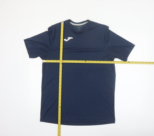 Joma Men Blue Lightweight Activewear T-Shirt Size L
