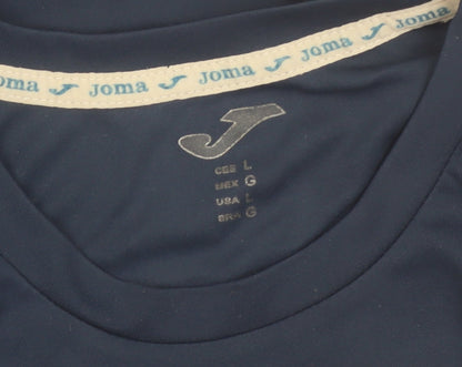 Joma Men Blue Lightweight Activewear T-Shirt Size L
