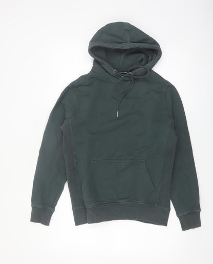 Calvin Klein Jeans Men's Green XS Pullover Hoodie Jumper