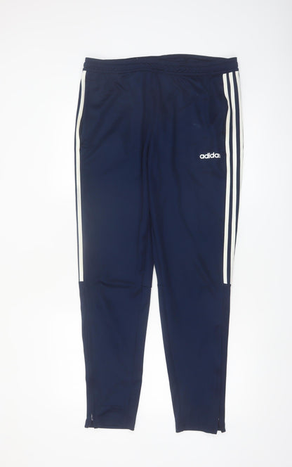 Adidas Men’s Navy Blue AEROREADY Slim Jogger Trousers L