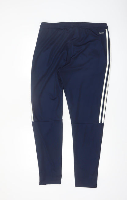 Adidas Men’s Navy Blue AEROREADY Slim Jogger Trousers L