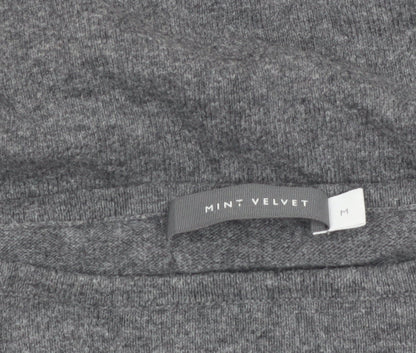 Mint Velvet Women's Grey Heart Pullover Jumper Size M