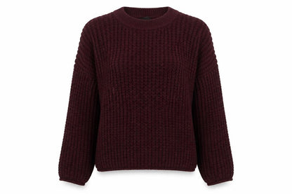 New Look Women's Brown Chunky Knit Pullover Jumper Size L