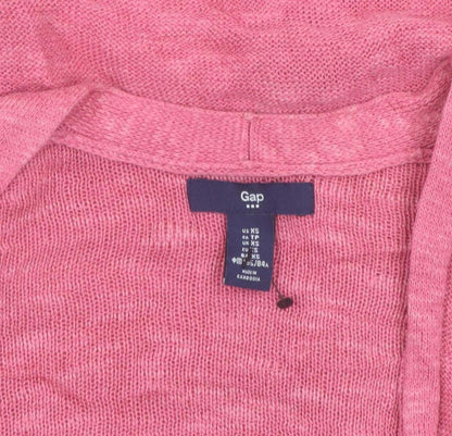 Gap Womens Pink XS Cardigan Knit Long Sleeve Lightweight