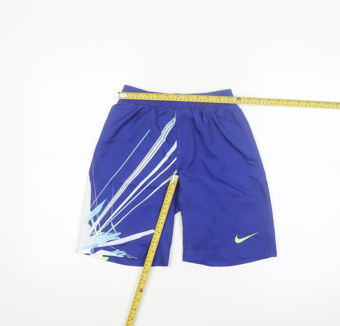 Nike Boys Blue Board Shorts M 140-152cm Quick Dry Swimwear