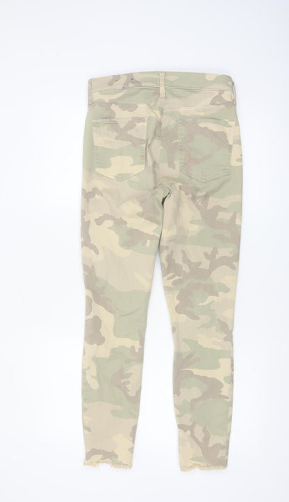 GAP Women’s Beige Camouflage Skinny Jeans Size 6 Slim Fit