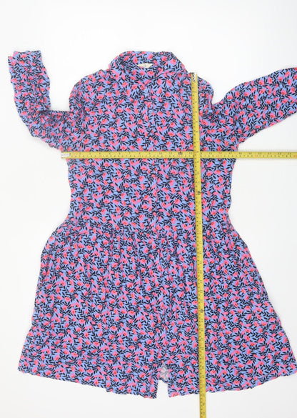 Hush Women’s Multicoloured Floral Shirt Dress Size 12