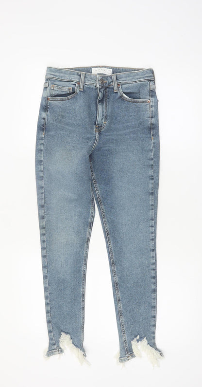 Topshop Jamie Women's Blue High Rise Skinny Jeans Size 12R