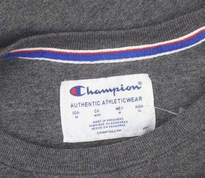Champion Men's Grey M Pullover Crew Neck Sweatshirt