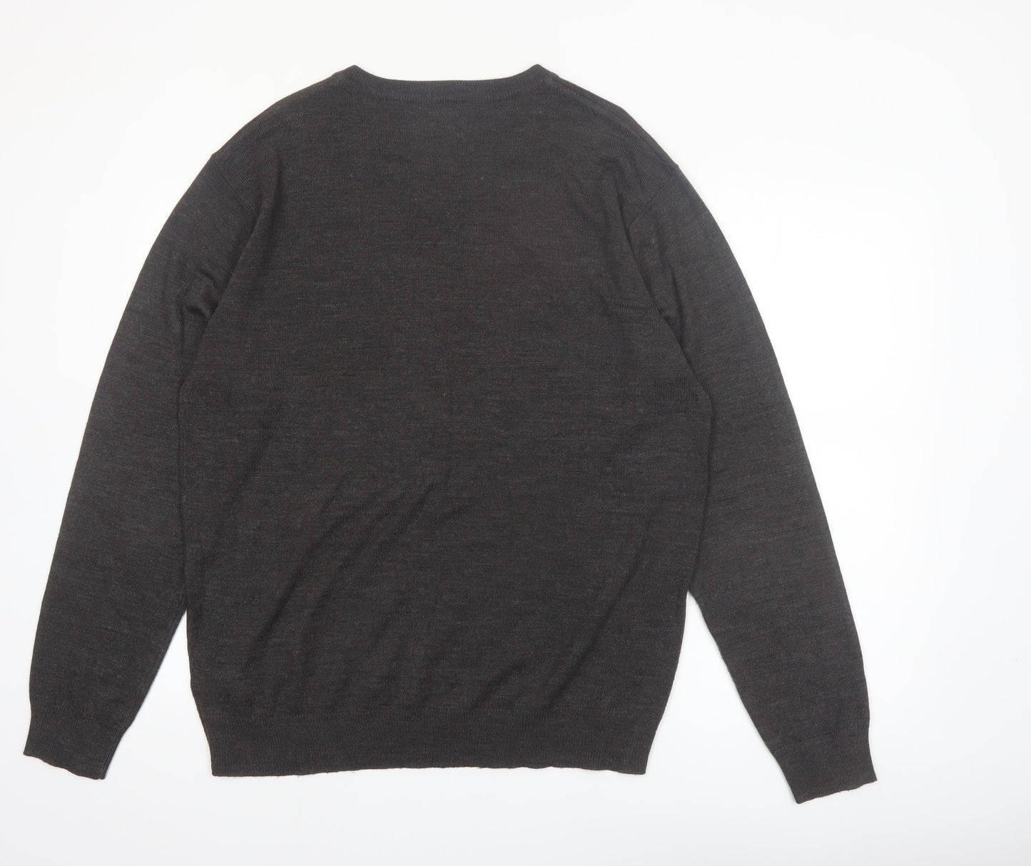Mens UK Size 2XL Pierre Cardin Grey Pullover Jumper