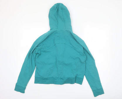 Marks and Spencer Women’s Rich Aqua Full Zip Hoodie Size 12