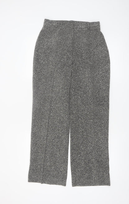 Principles Petite Womens Grey Tweed Trousers Size 10 Workwear