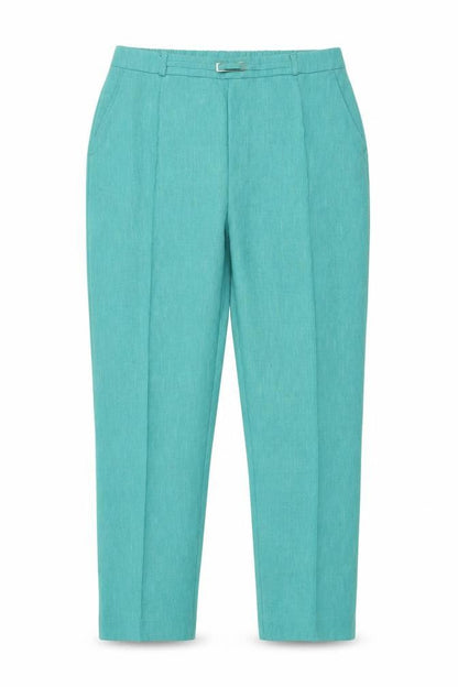 Honor Millburn Women’s Green Straight Leg Trousers Size 12