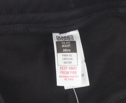 Dunnes Stores Boys Black Jogger Trousers 26in Waist 100% Polyester
