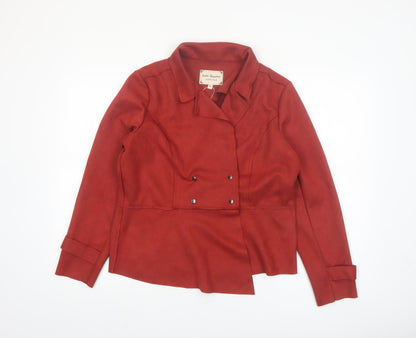 Latin Quarters Women's Red XL Biker Softshell Jacket