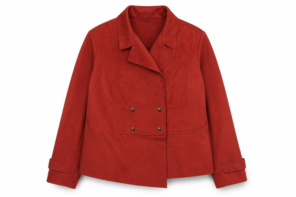 Latin Quarters Women's Red XL Biker Softshell Jacket