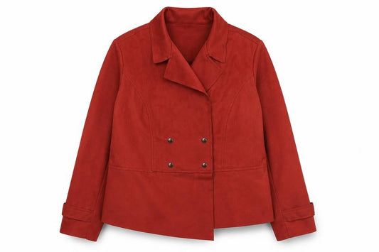 Latin Quarters Women's Red XL Biker Softshell Jacket