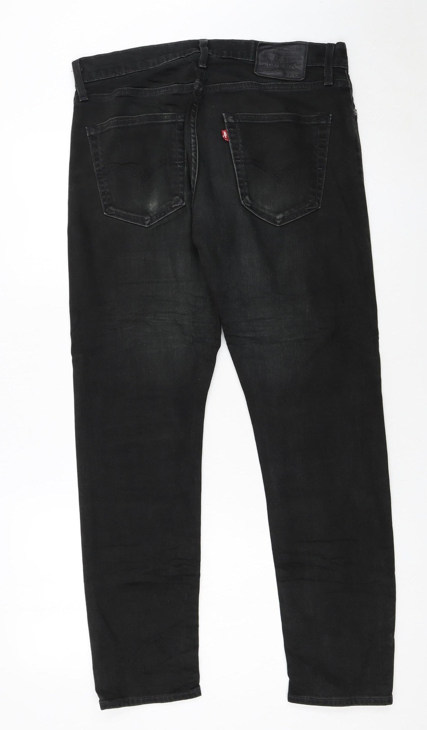 Levi's Women's Black Mid Rise Skinny Denim Jeans Size 12 W32 L30