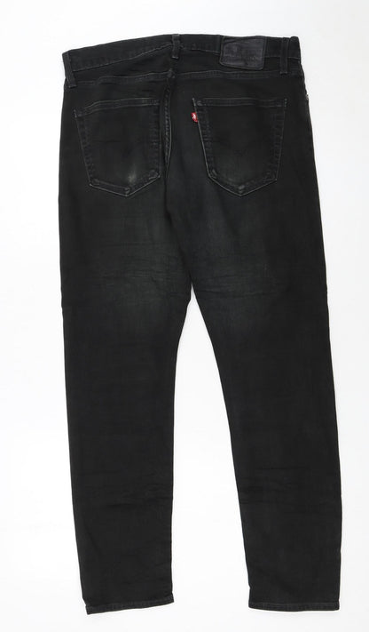 Levi's Women's Black Mid Rise Skinny Denim Jeans Size 12 W32 L30