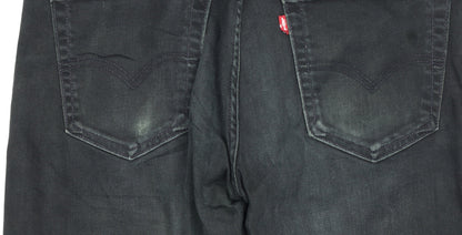Levi's Women's Black Mid Rise Skinny Denim Jeans Size 12 W32 L30